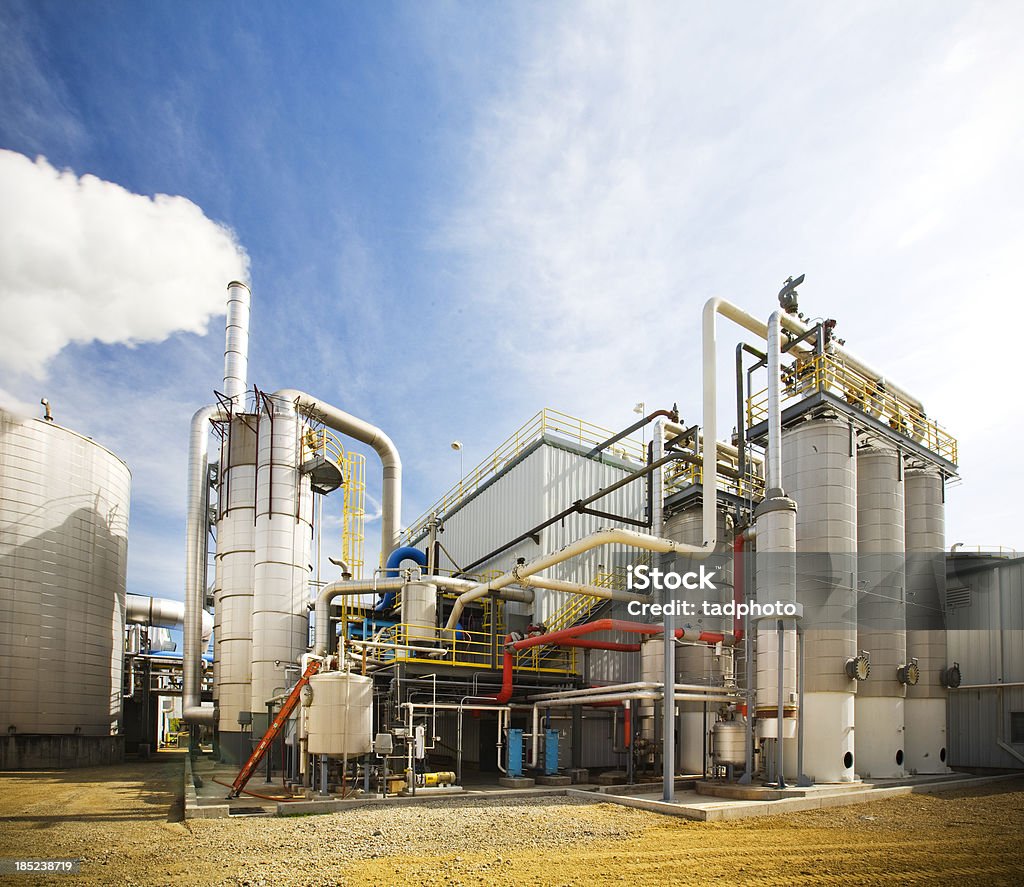 Ethanol-Raffinerie - Lizenzfrei Ethanol Stock-Foto