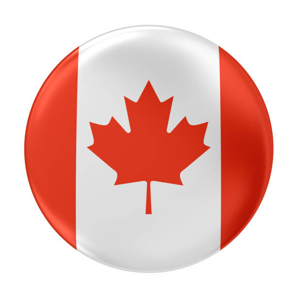 istock badge with canadian flag 185239173
