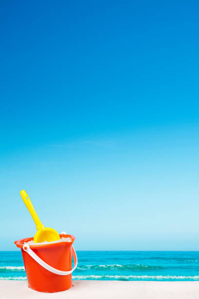 istock Beach toys on the beach on a clear sunny day 185239179