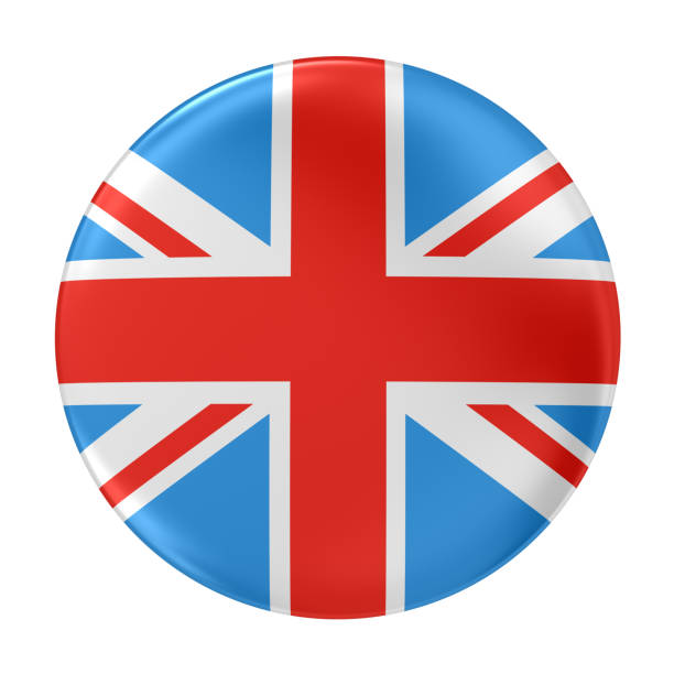 istock badge with united kingdom flag 185239225