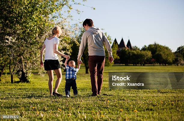 Foto de Diversão Para A Família e mais fotos de stock de Balançar - Balançar, De Mãos Dadas, Meninos