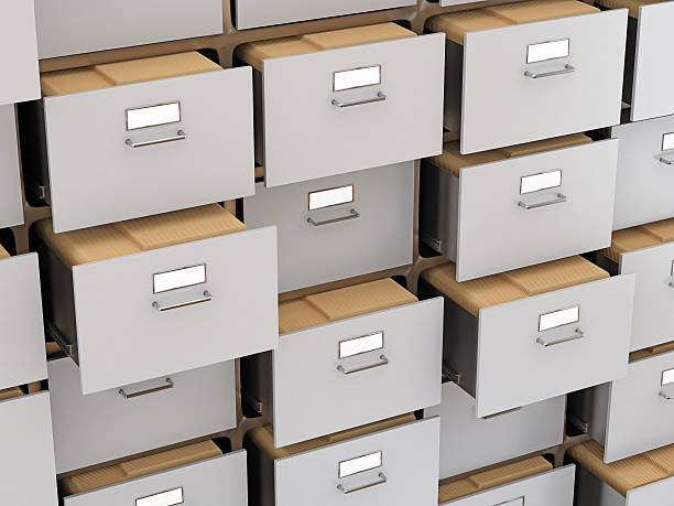 ファイリングキャビネット - filing cabinet cabinet archives drawer ストックフォトと画像