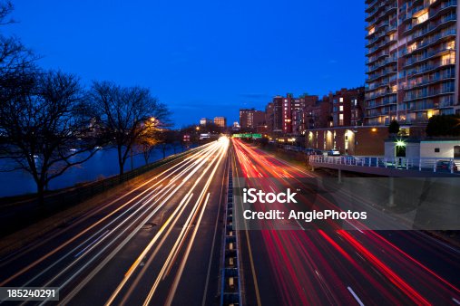 istock Highway in Boston at twilight 185240291