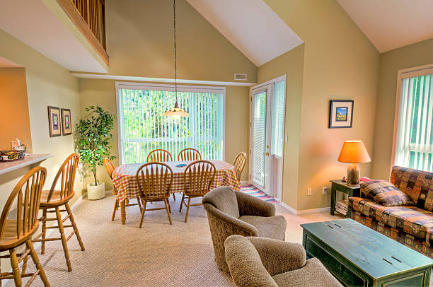 istock Interior of an mountainside condo apartment - II 185240357