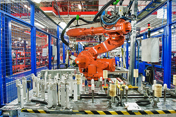 автомобильное производство - machine part hydraulic platform machine production line стоковые фото и изображения