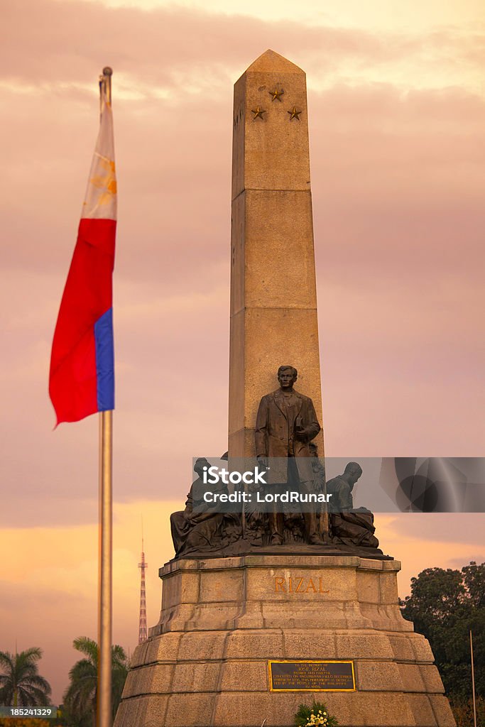 Monumento Rizal - Foto stock royalty-free di Manila - Filippine