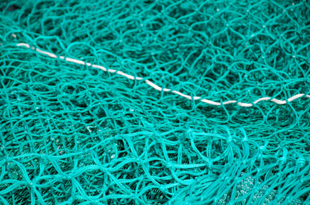 Green fishing net