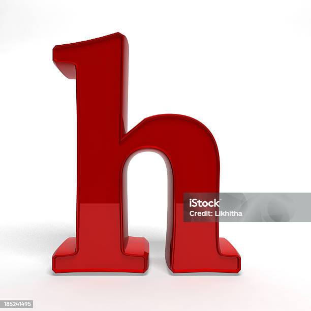 Red Litera H - zdjęcia stockowe i więcej obrazów Alfabet - Alfabet, Bez ludzi, Czerwony