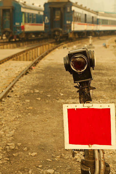 istock stop signal lamp on railway 185241676