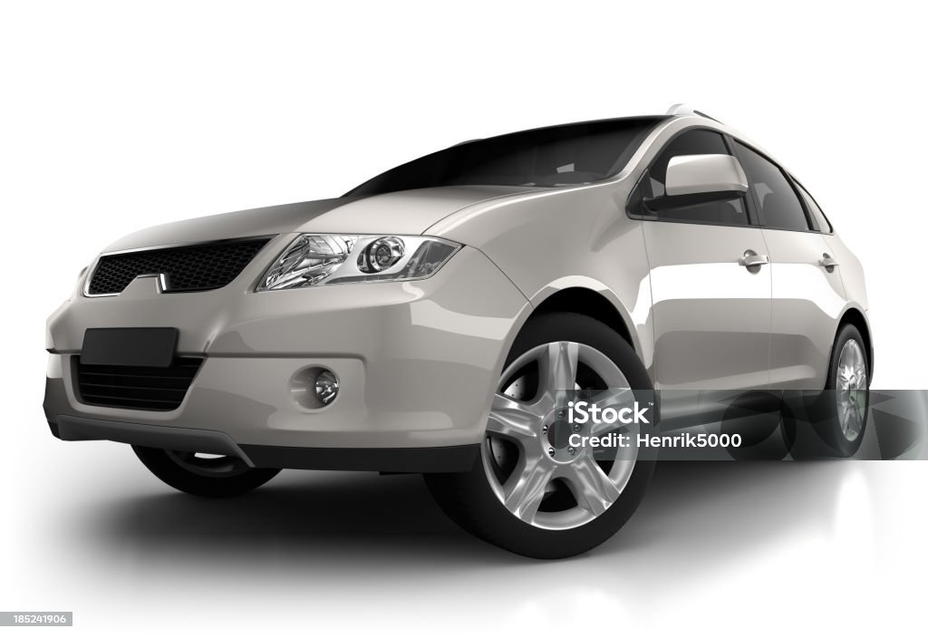 SUV automóvel em studio-isolado com Traçado de Recorte - Foto de stock de Carro royalty-free