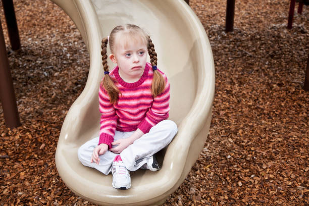 istock Little girl at playground 185243090