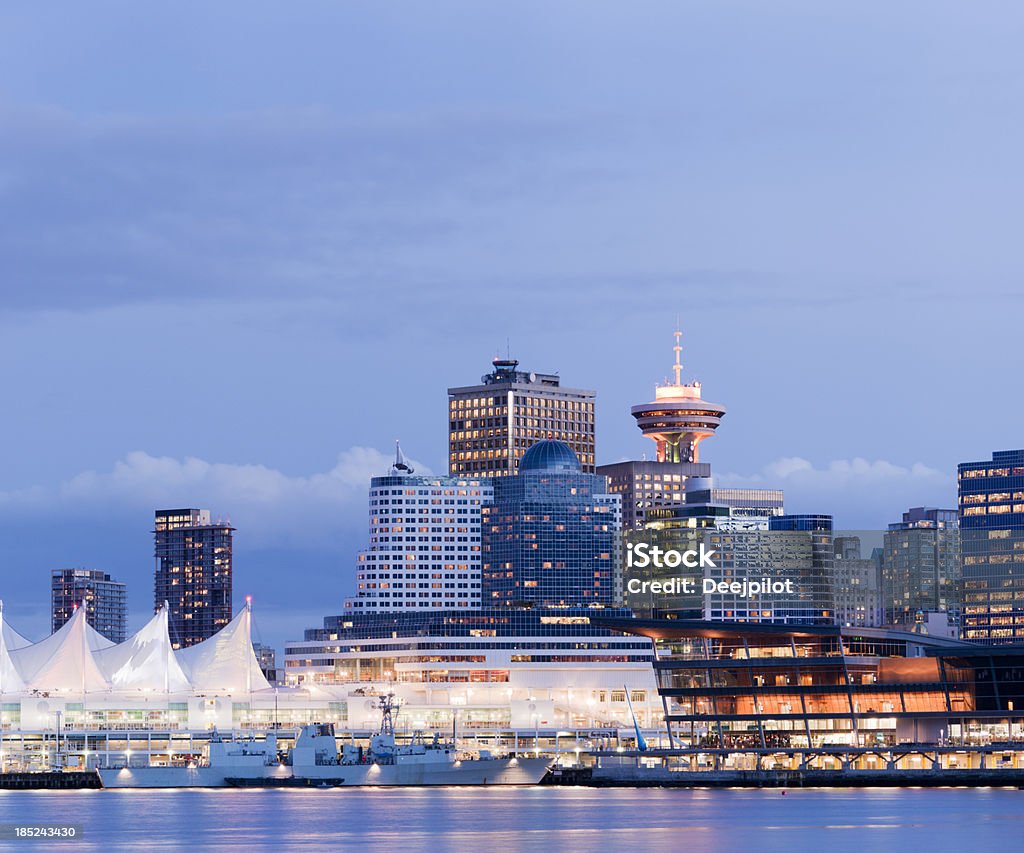 Skyline della città di Vancouver in Canada - Foto stock royalty-free di Ambientazione esterna