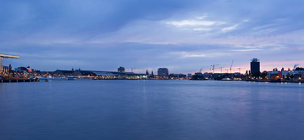istock Amsterdam city skyline at dusk 185243435