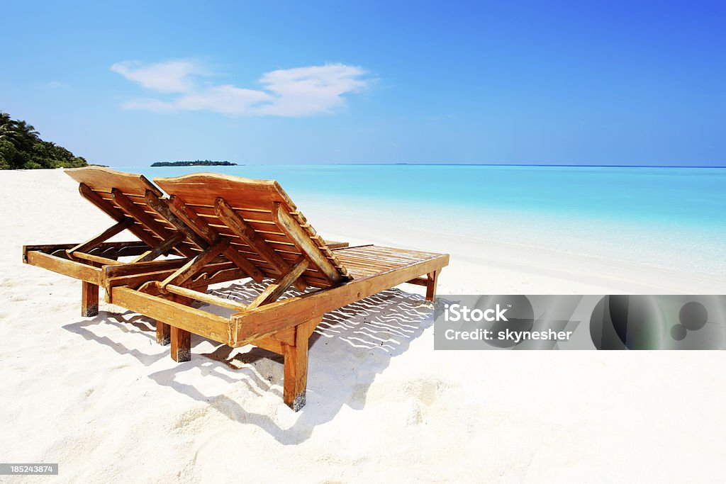 Relaja en la playa remoto. - Foto de stock de Agua libre de derechos