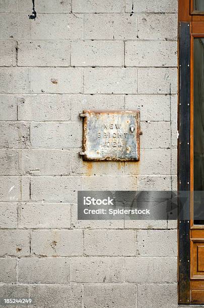 Concrete Block Wall Background Stock Photo - Download Image Now - Architectural Feature, Architecture, Art