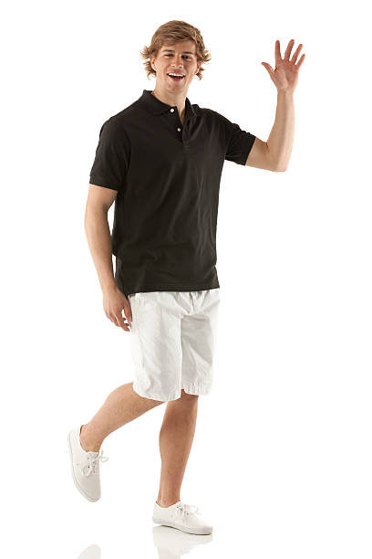 istock Attractive young man waving his hand 185244360