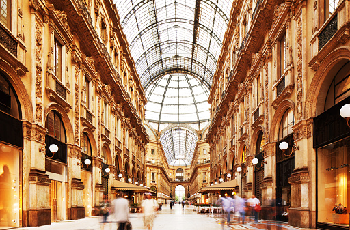 Galleria Vittorio Emanuele II in Milano, Italy