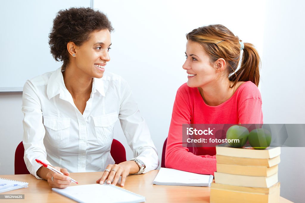 Lehrer und teenage student - Lizenzfrei Zwei Personen Stock-Foto