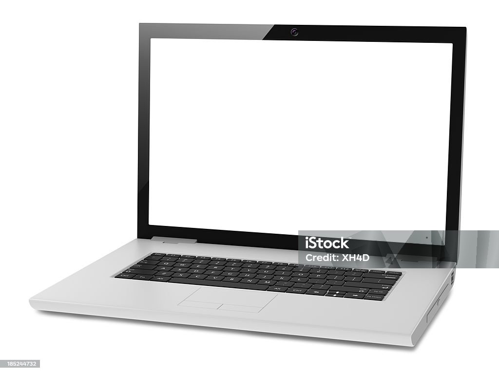 Computer portatile - Foto stock royalty-free di Aperto