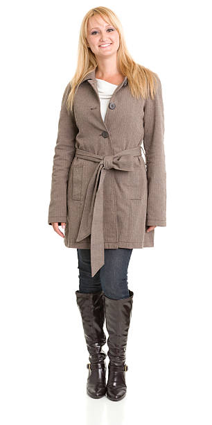 istock Happy Woman Standing Portrait 185244764