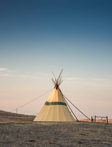 Teepee tent in Montana