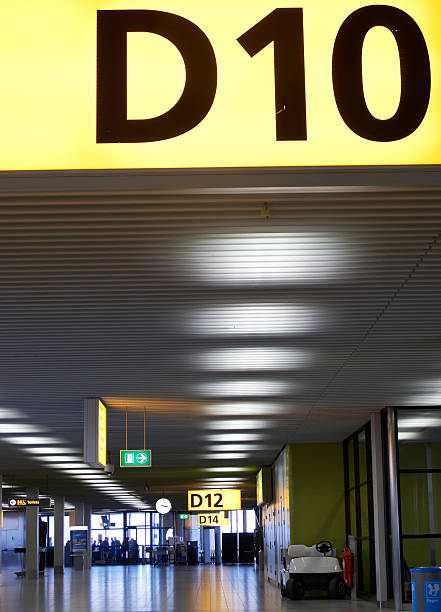 istock Airport terminal interior signs 185244981