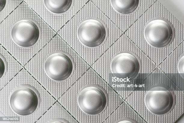 Silver Confezioni Blister Di Compresse - Fotografie stock e altre immagini di Farmaco - Farmaco, Produrre, Industria