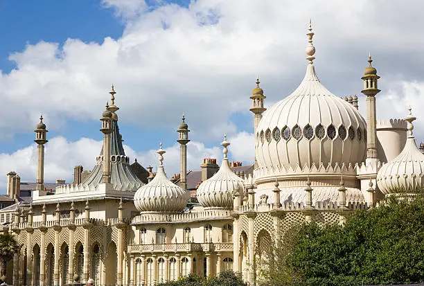 "The Victorian Brighton Pavilion is the major landmark of Brighton, East Sussex, UK"