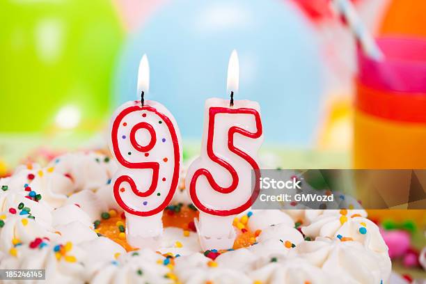 Birthday Cake Stock Photo - Download Image Now - Anniversary, Balloon, Birthday