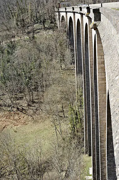 This viaduct serves as the deepest bungee jump in the south of France