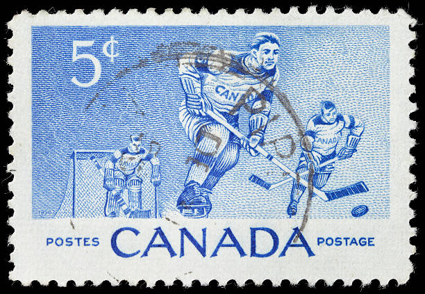 istock Canada hockey postage stamp 185246340