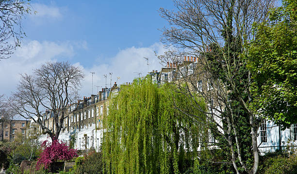 london architecture: residential buildings along the canal london architecture: residential buildings along the canal CLICK BELOW FOR RELEVANT COLLECTIONS  LONDON + NYC regents canal stock pictures, royalty-free photos & images