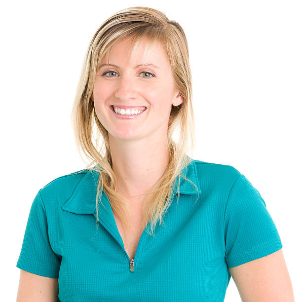 istock Happy Smiling Young Woman Portrait 185246848