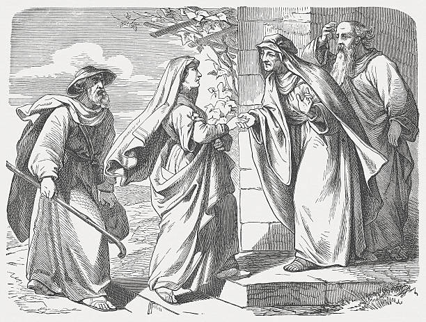 istock Visit of Mary to Elizabeth (Luke 1), published in 1877 185247083