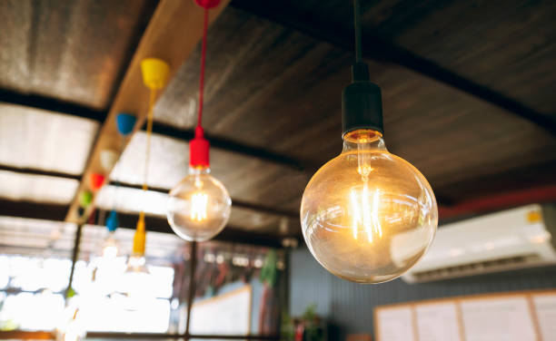 istock close up lamp decorative in cafe 1852472130