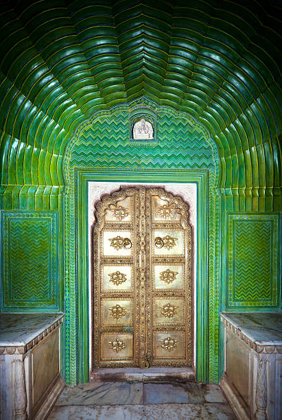 istock Ornate Door in India 185247640