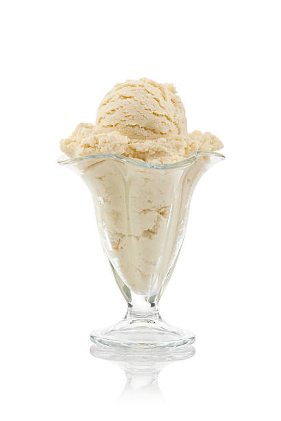 istock Vanilla ice cream in sundae cup 185247970