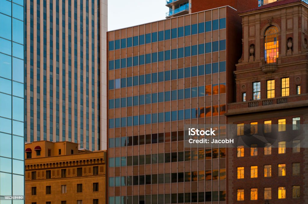 Modern Cityscape "A few of the modern skyscrapers in downtown Phoenix, ArizonaMore images from Phoenix:" Architecture Stock Photo