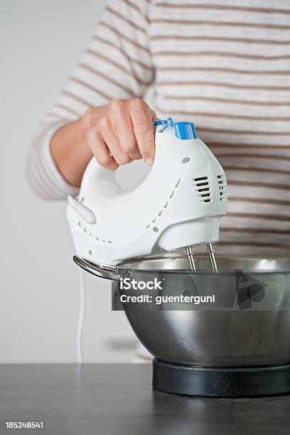 Working With A Handheld Electric Mixer In The Kitchen Stock Photo -  Download Image Now - iStock