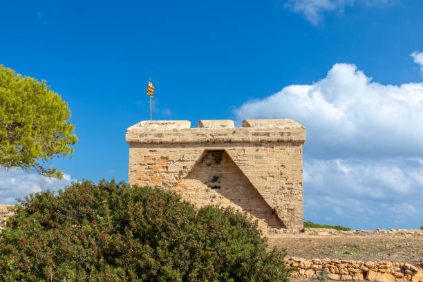 istock Old defence tower Castell Punta de n´Amer near Cala Millor, Mallorca 1852486425
