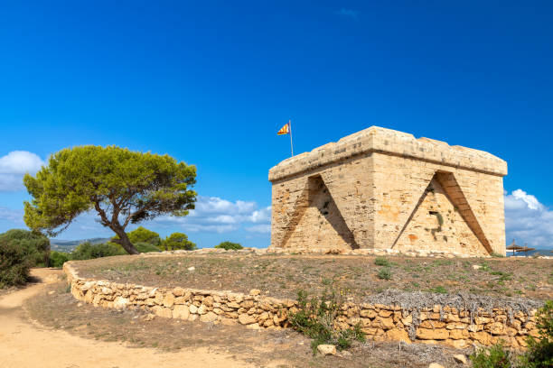 istock Old defence tower Castell Punta de n´Amer near Cala Millor, Mallorca 1852488112