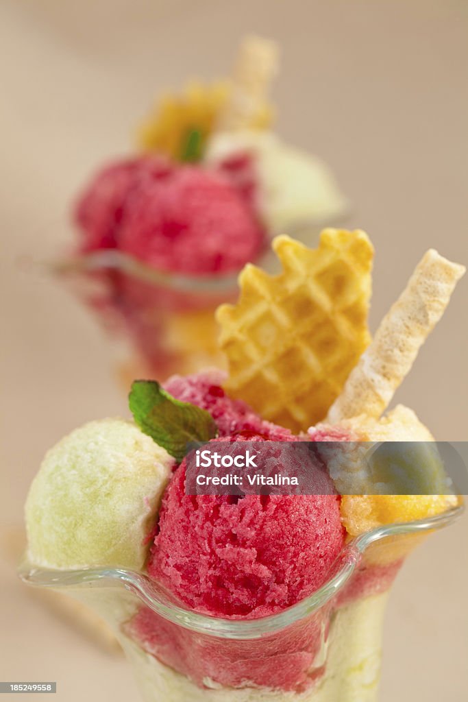 Fruchtsorbet - Lizenzfrei Bildschärfe Stock-Foto