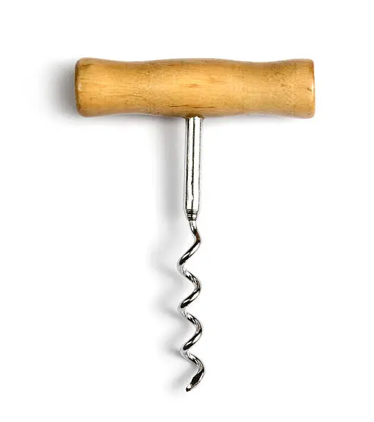 Photo of Wine corkscrew with wooden handle