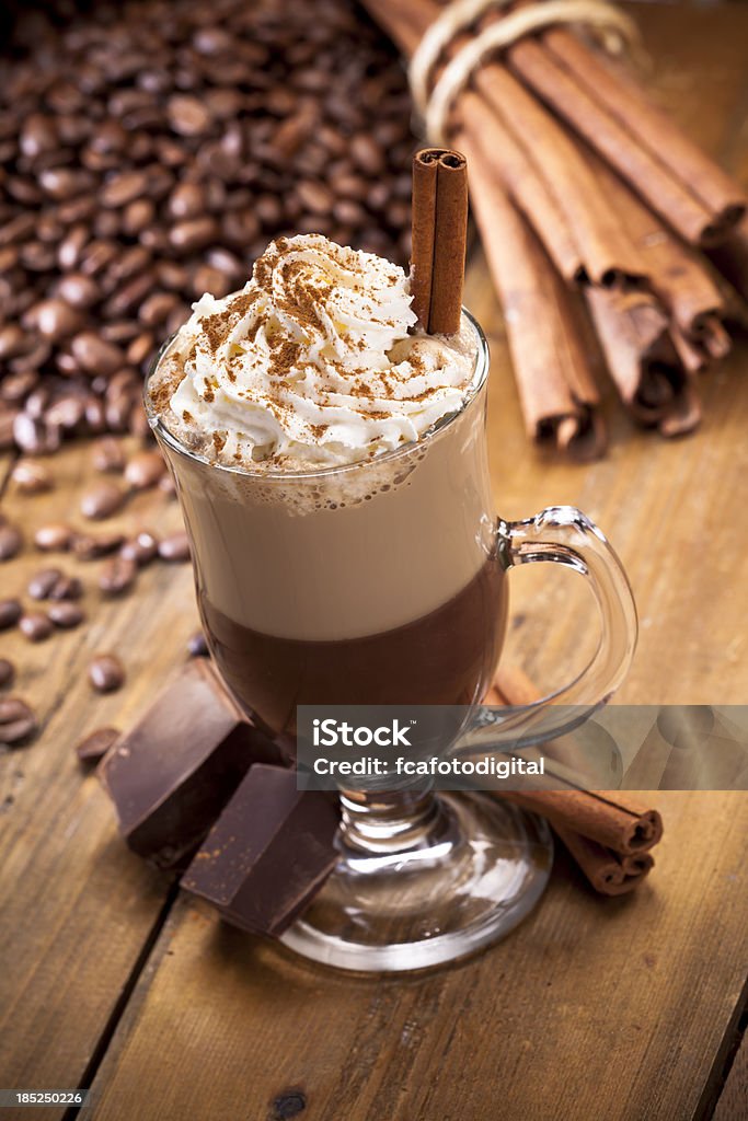 Café - Royalty-free Batido - Modo de Preparação de Comida Foto de stock