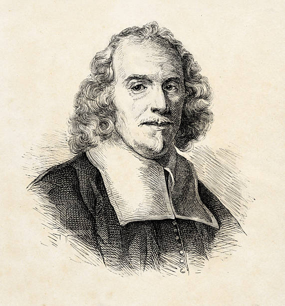 ilustraciones, imágenes clip art, dibujos animados e iconos de stock de aeropuerto giovanni lorenzo bernini, artista y arquitecto, grabado - giovanni lorenzo bernini