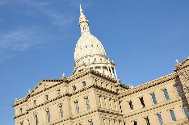 istock Capitol Building, Lansing Michigan 185250741