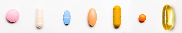 médecine - herbal medicine vitamin pill capsule nutritional supplement photos et images de collection