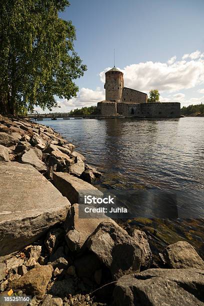 Festung Olavinlinna In Der Stadt Savonlinna Stockfoto und mehr Bilder von Baum - Baum, Dach, Farbbild