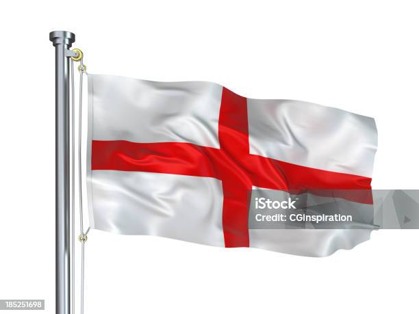 Bandeira De Inglaterra - Fotografias de stock e mais imagens de Bandeira Inglesa - Bandeira Inglesa, Figura para recortar, Bandeira