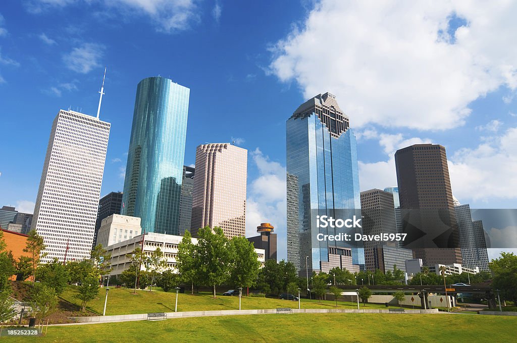 Arranha-céus/skyline de Houston - Royalty-free Houston - Texas Foto de stock